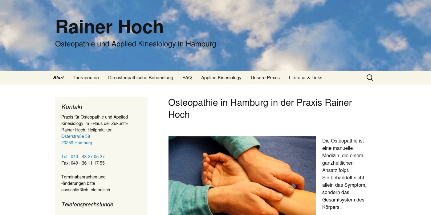 Hoch Rainer Praxis für Osteopathie