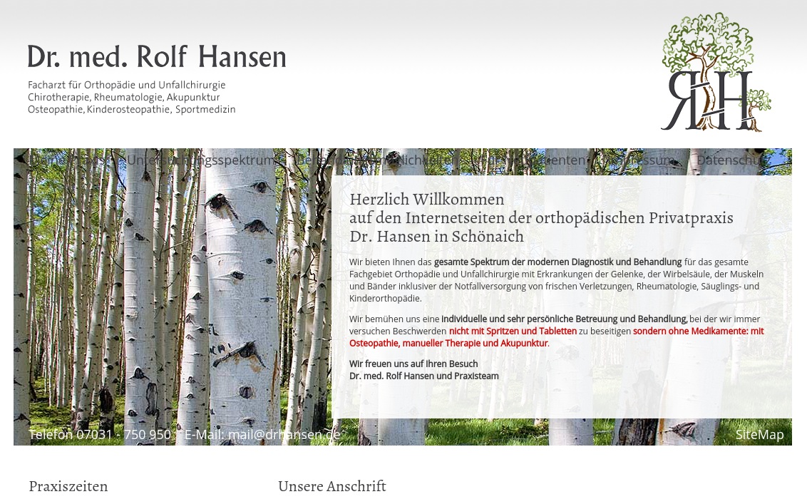 Hansen Rolf Dr.med., Orthopädische Privatpraxis