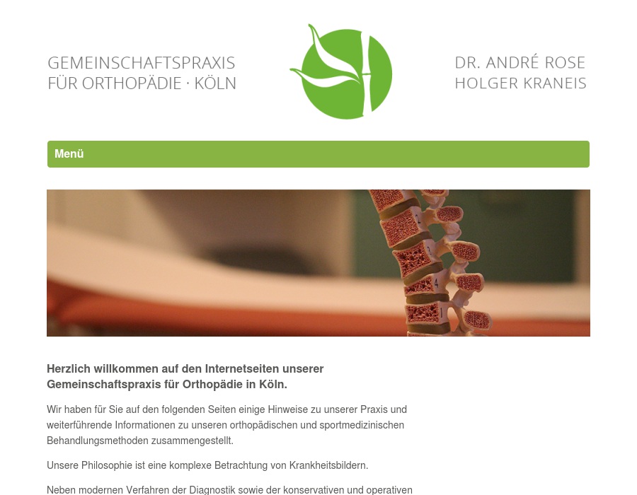Kraneis Holger & Dr. med. André Rose Orthopädische Gemeinschaftspraxis