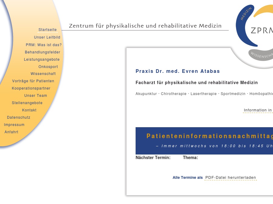 Atabas Evren Dr. med. Zentrum für Physikalische und Rehabilitative Medizin