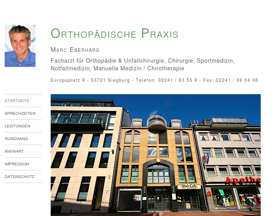 Eberhard Marc Facharzt für Orthopädie und Unfallchirurgie