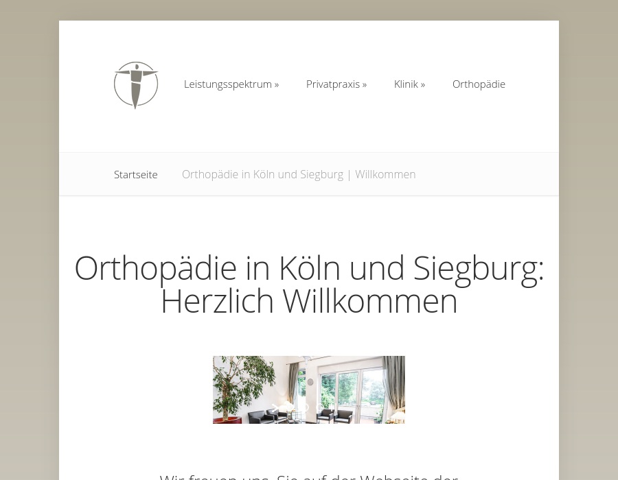 Orthopädische Privatpraxis & -klinik Dr. G. Schmitt, Dr. R. Döhmen, Dr. R. Conrads