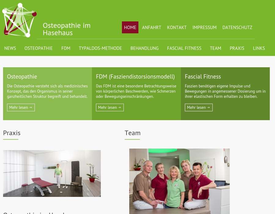 Osteopathie im Hasehaus Markus Nagel MSc