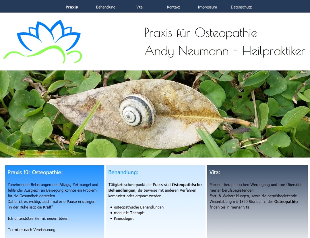 Praxis für Osteopathie, Andy Neumann Heilpraktiker