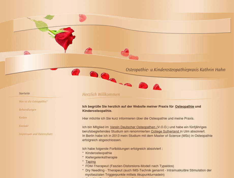 Hahn Kathrin MSc in Osteopathie