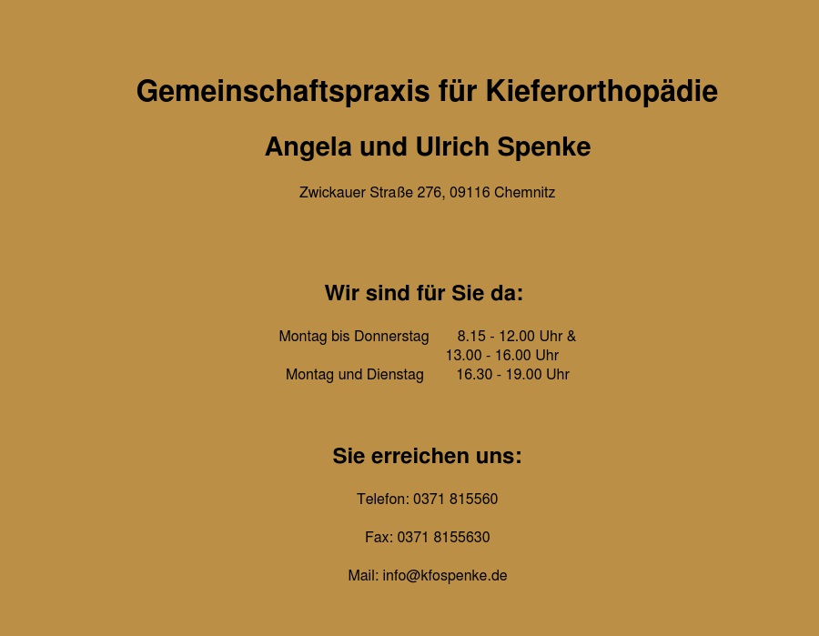 Spenke Ulrich & Angela Dipl.-Stom.