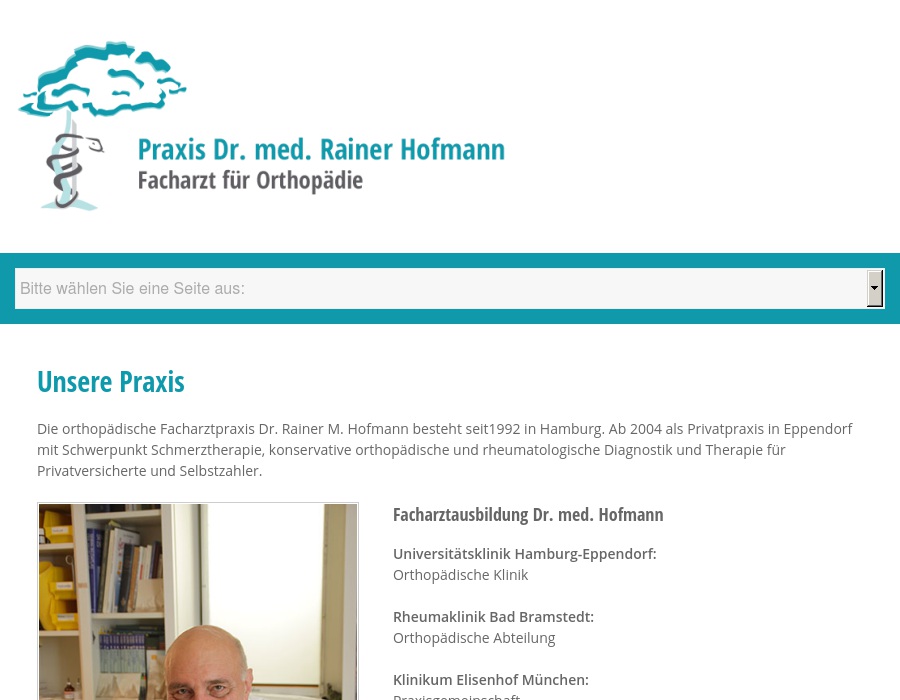 Hofmann Rainer M. Dr.med. Facharzt für Orthopädie