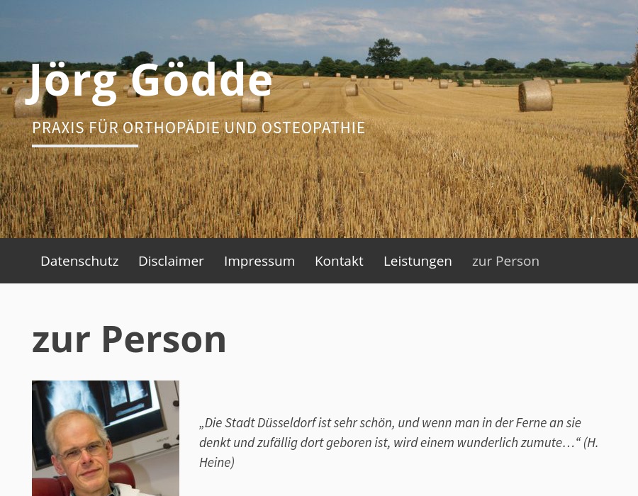 Gödde Jörg Orthopäde