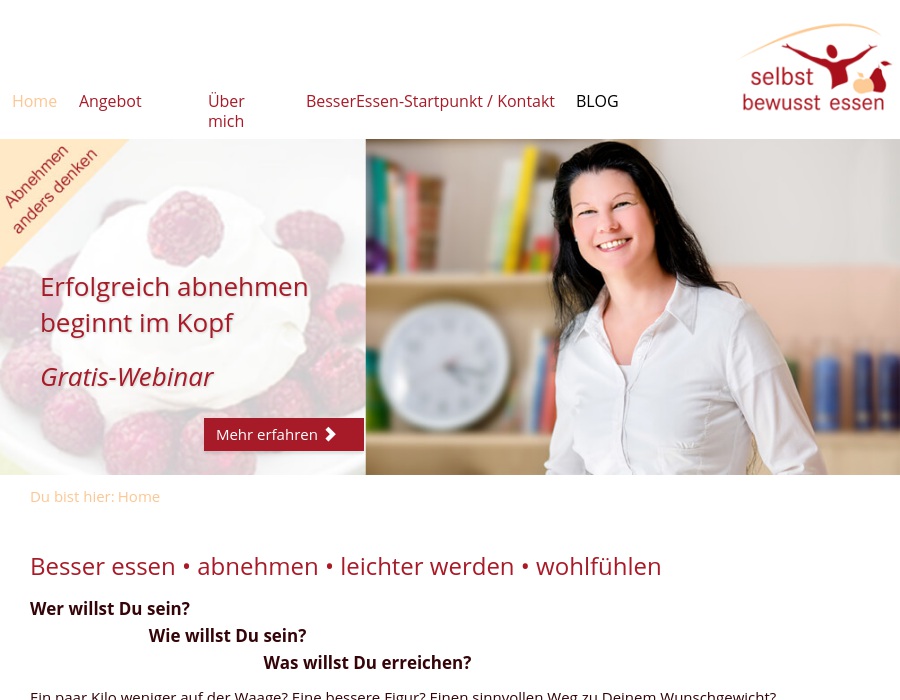 selbst-bewusst essen