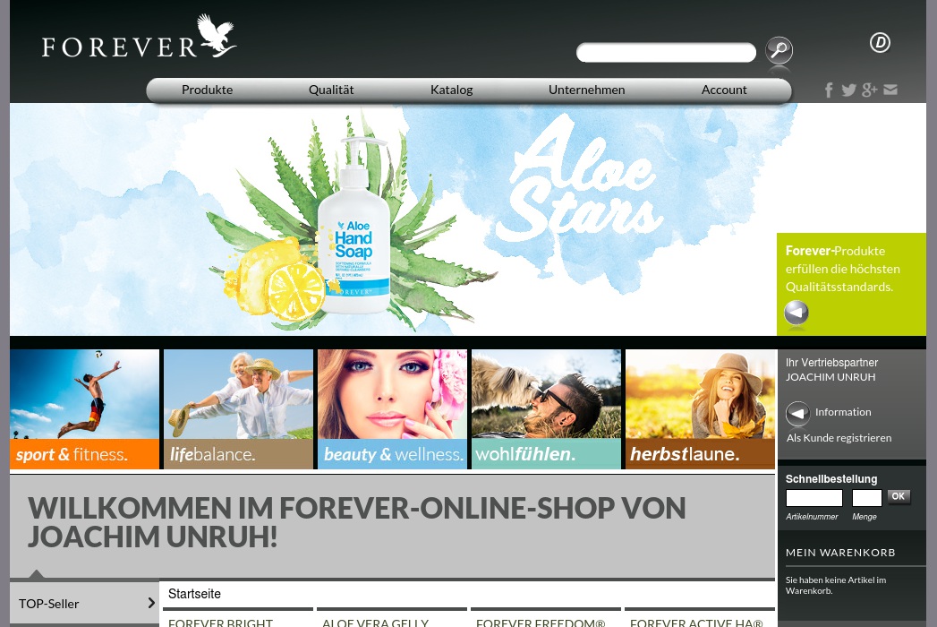 Nahrungsergänzung Unruh Joachim