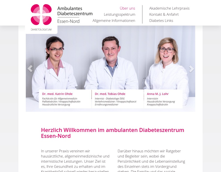 Ambulantes Diabeteszentrum Essen-Nord Dr. med. Tobias Ohde
