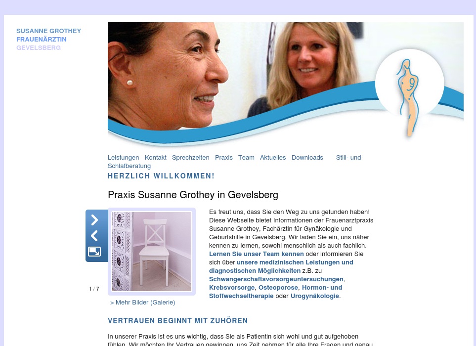 Grothey Susanne Fachärztin für Gynäkologie und Geburtshilfe