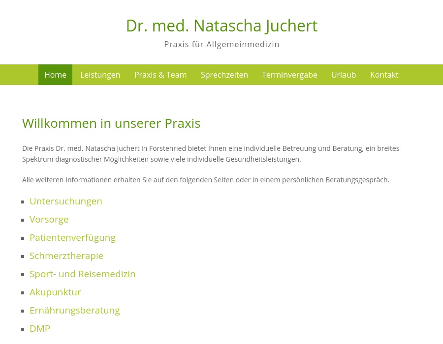 Juchert Natascha Dr.med.