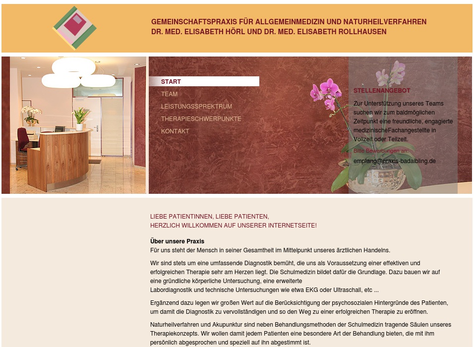 Hörl Elisabeth Dr.med., Rollhausen Elisabeth Dr.med.