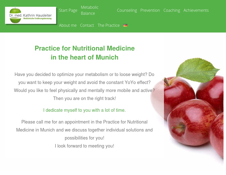Dr. med. Kathrin Hausleiter, Praxis für Ernährungsmedizin und Metabolic Balance