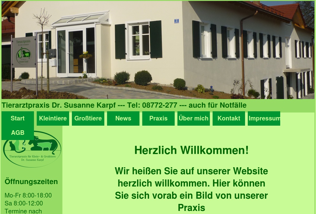 Karpf Susanne Dr., Praxis für Groß- u. Kleintiere