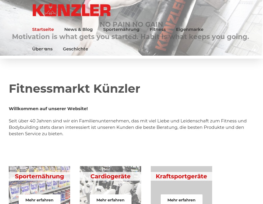 Fitnessmarkt Künzler
