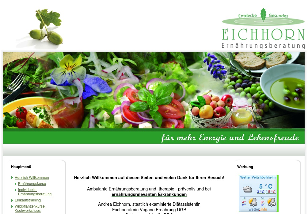 Ernährungsberatung und -therapie Entdecke Gesundes