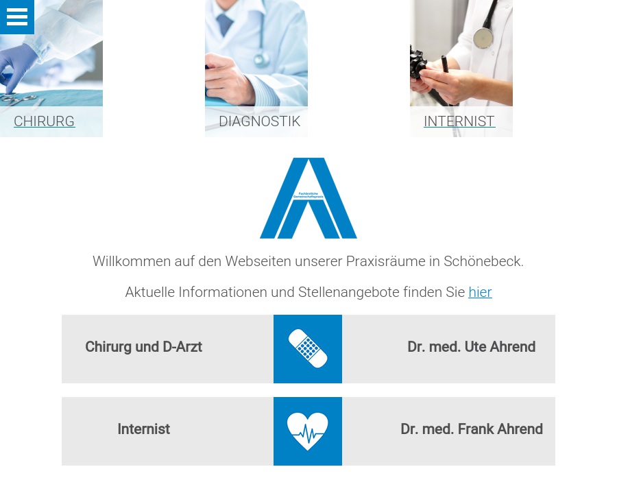 Ahrend Frank Dr.med. u. U. Dr.med.