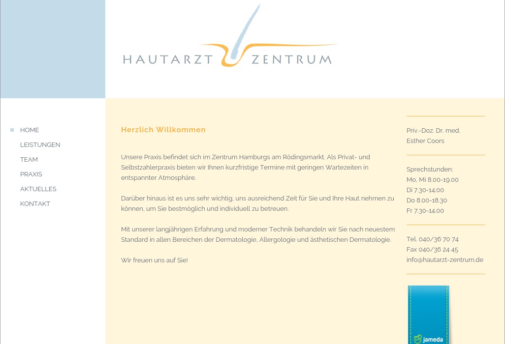 Meigel Eva Dr.med. u. Coors Esther Priv.Doz. Dr. Gemeinschaftspraxis für Hautärzte