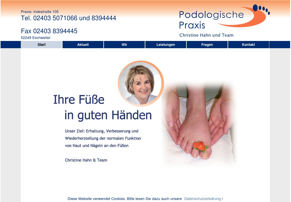 Podologische Praxis Christine Hahn und Team