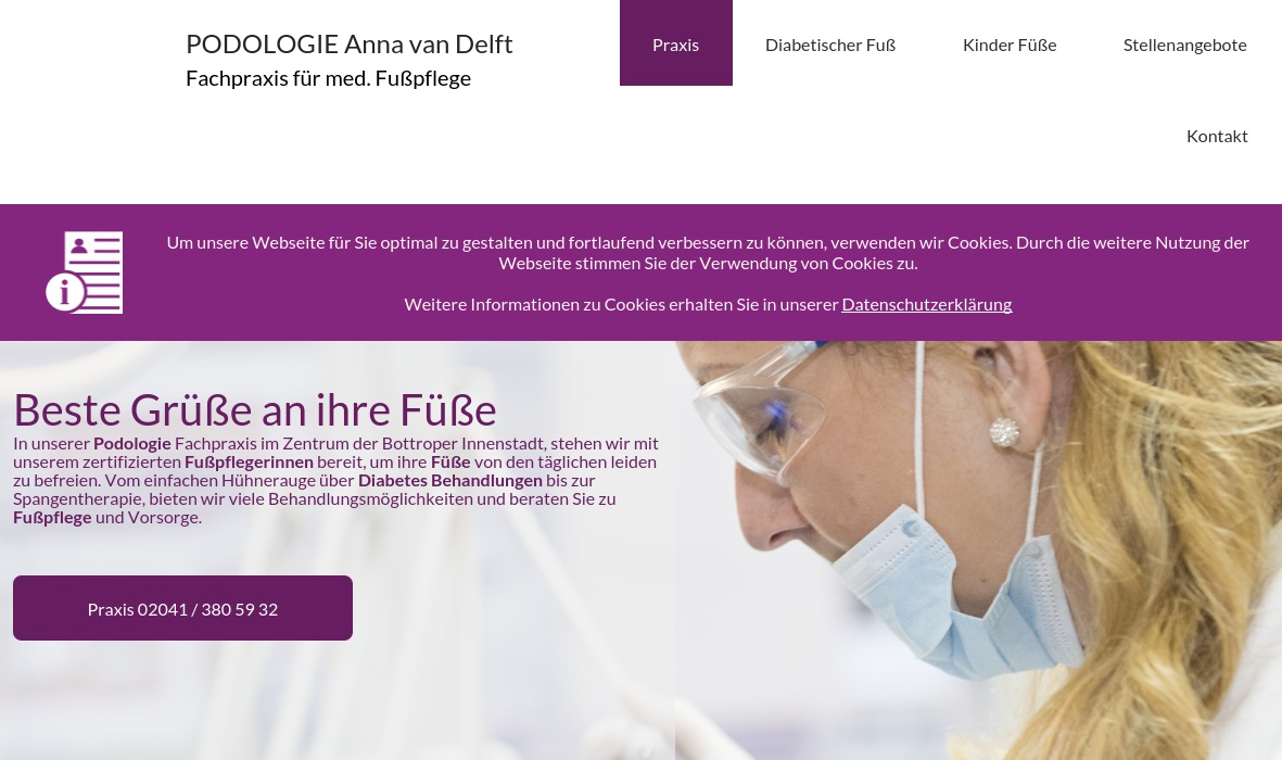 Praxis für med. Fußpflege, Anna van Delft