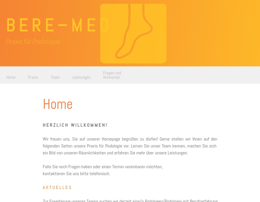 Bere-med. Praxis für Podologie