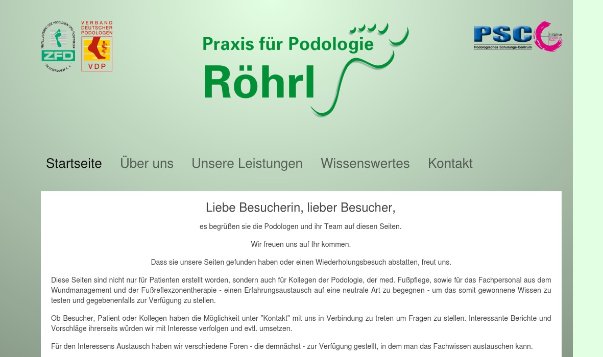 Podologie und med. Fußpflege Röhrl