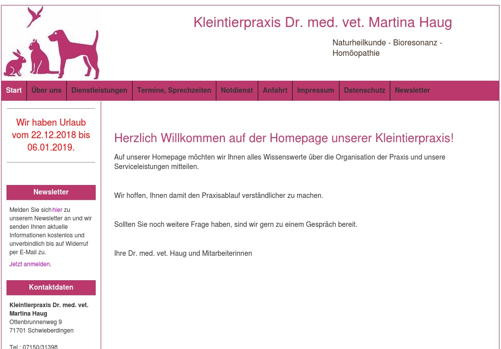 Haug Martina Dr.med.vet.