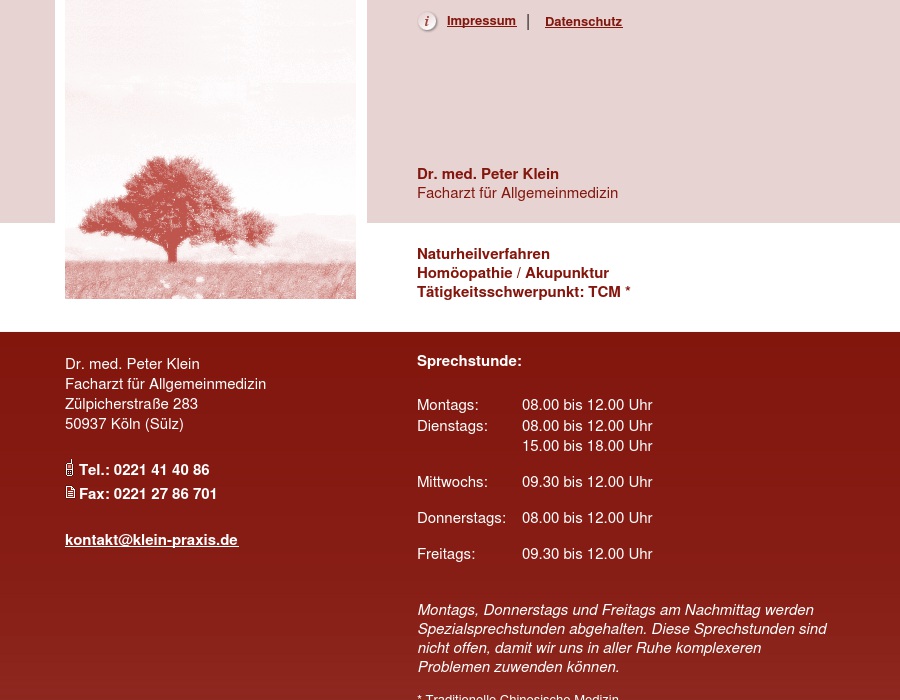 Klein Peter Dr. med.