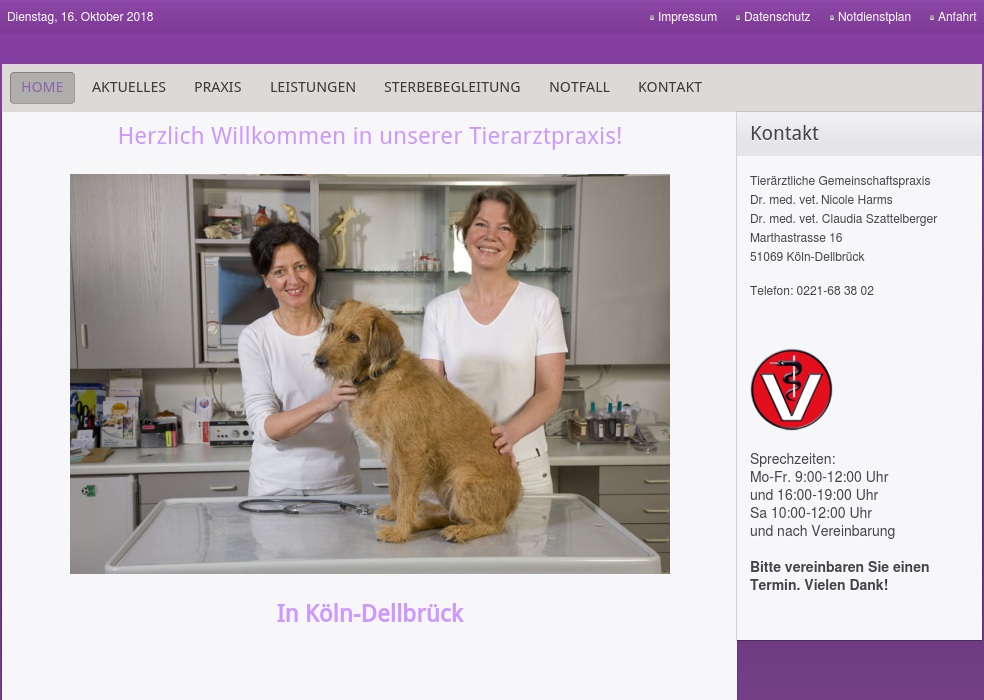 Harms & Szattelberger Dres. med. vet.