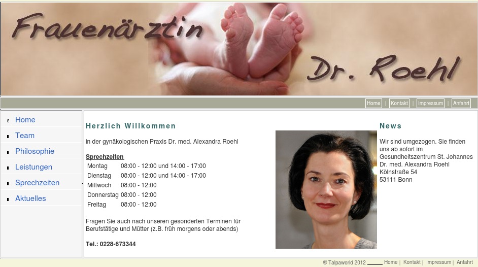 ROEHL ALEXANDRA Dr. med. Frauenärztin