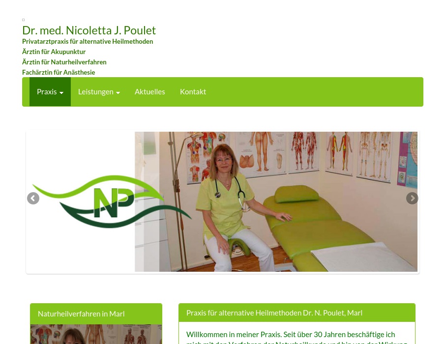 Poulet Nicoletta Dr. Praxis für Akupunktur