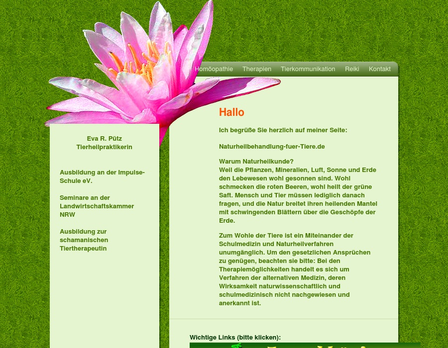 Naturheilbehandlung für Tiere - Eva Radasic-Pütz