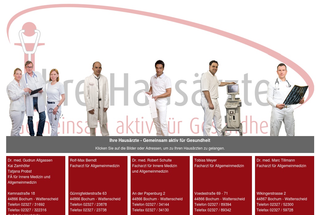 Dres. Altgassen Zamhöfer u. Probst Fachärzte für Allgemeinmedizin