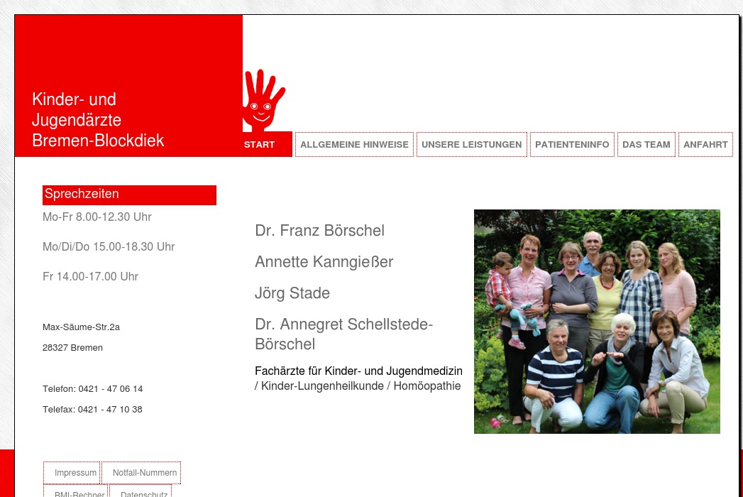 Börschel Franz Dr. med. u. Dr. med. Annegret Schellstede-Börschel u. Annette Kanngießer