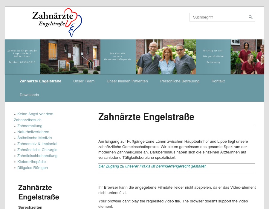 B.Stöcklein,Dr.N.Lehnert,K.Naziris Zahnärzte Engelstraße