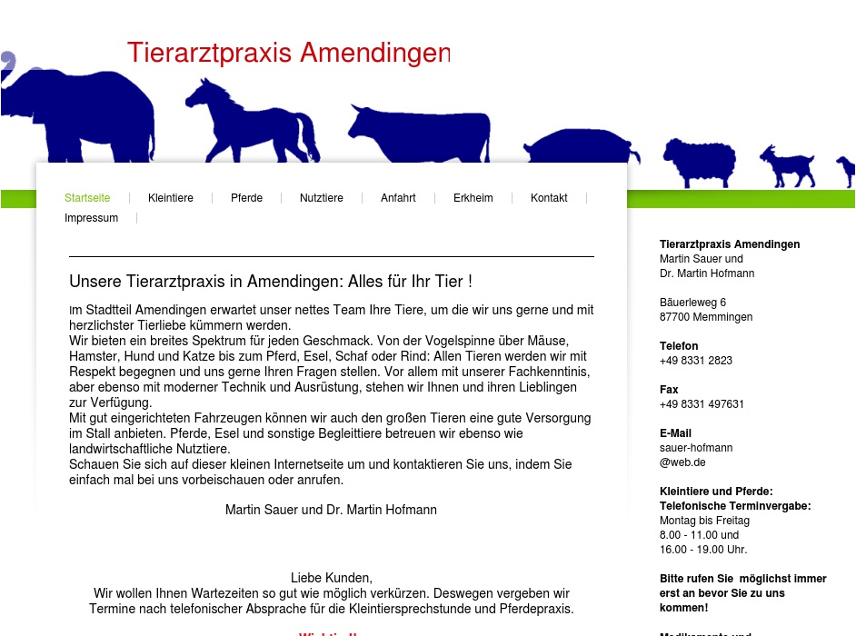 Tierarztpraxis Amendingen