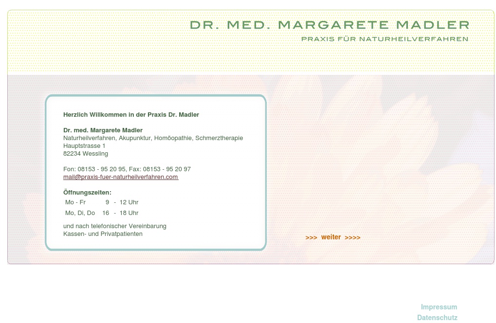 Madler Margarete Dr.med.
