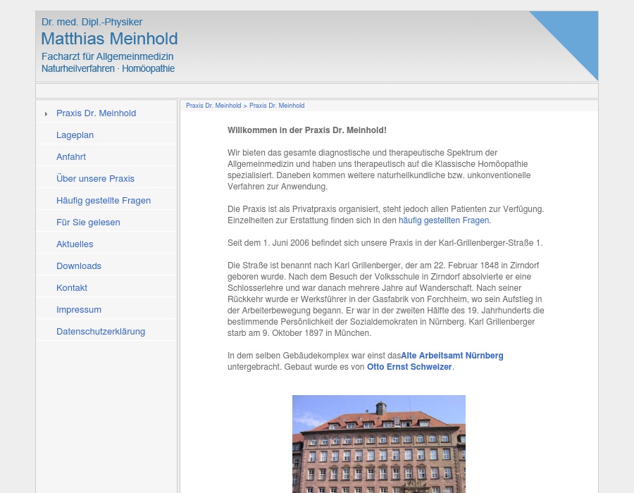 Meinhold Matthias Dr.med., Dipl.-Physiker