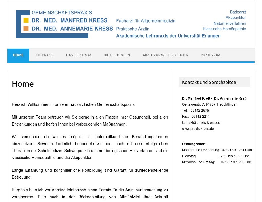 Kreß Annemarie Dr.med.