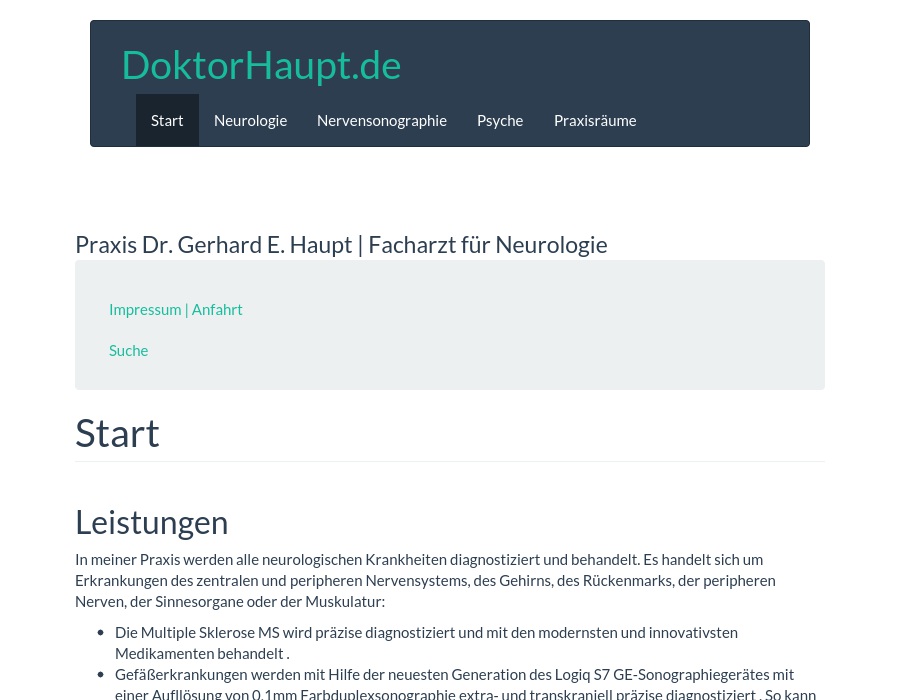 Haupt Gerhard E. Dr. med.