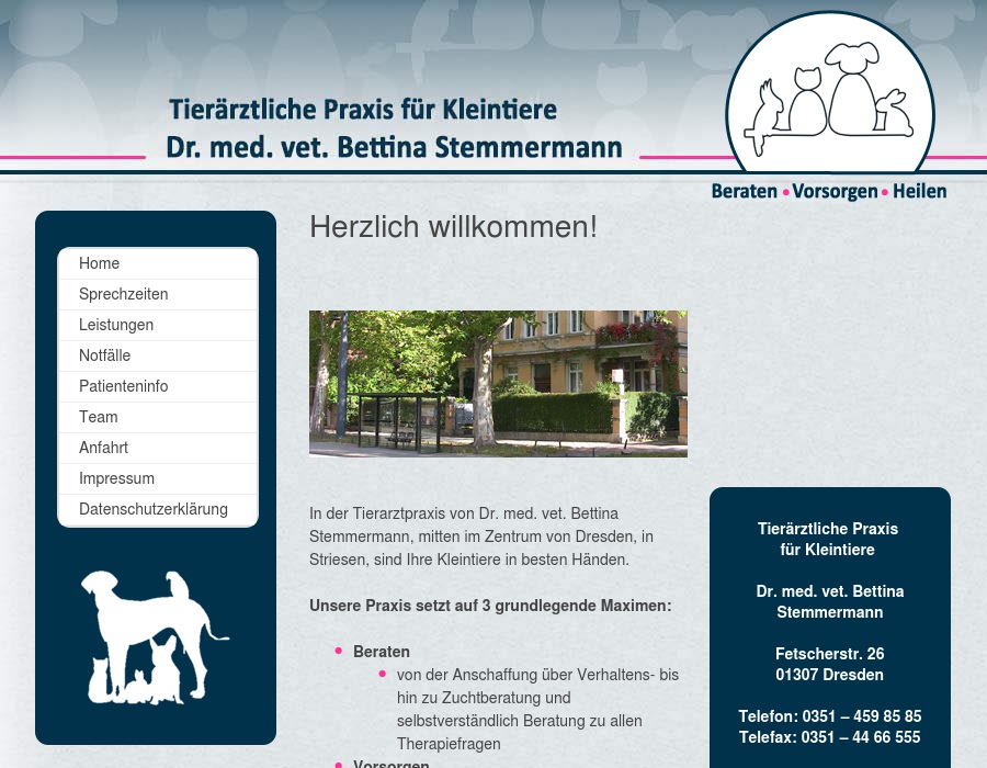 Kleintierpraxis Fetscherplatz