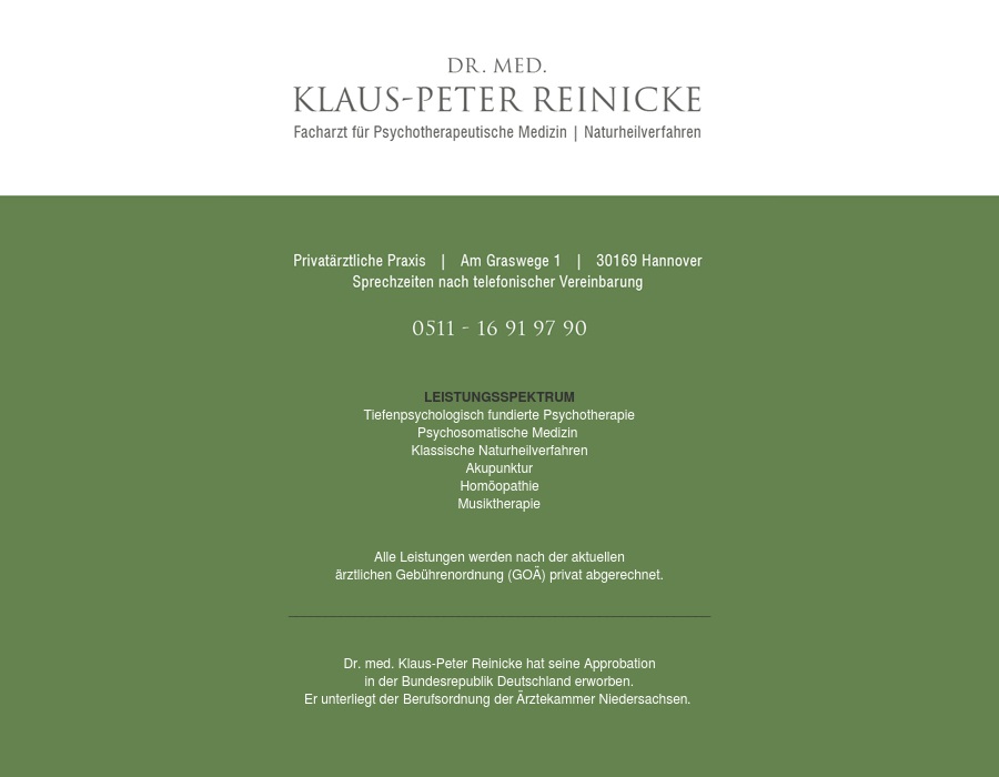 Reinicke Klaus-Peter Dr. med.