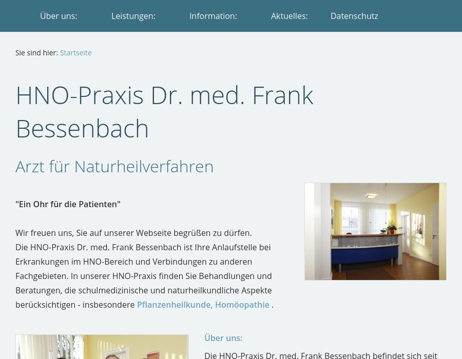 Bessenbach F. Dr.med. Hals- Nasen- Ohrenarzt