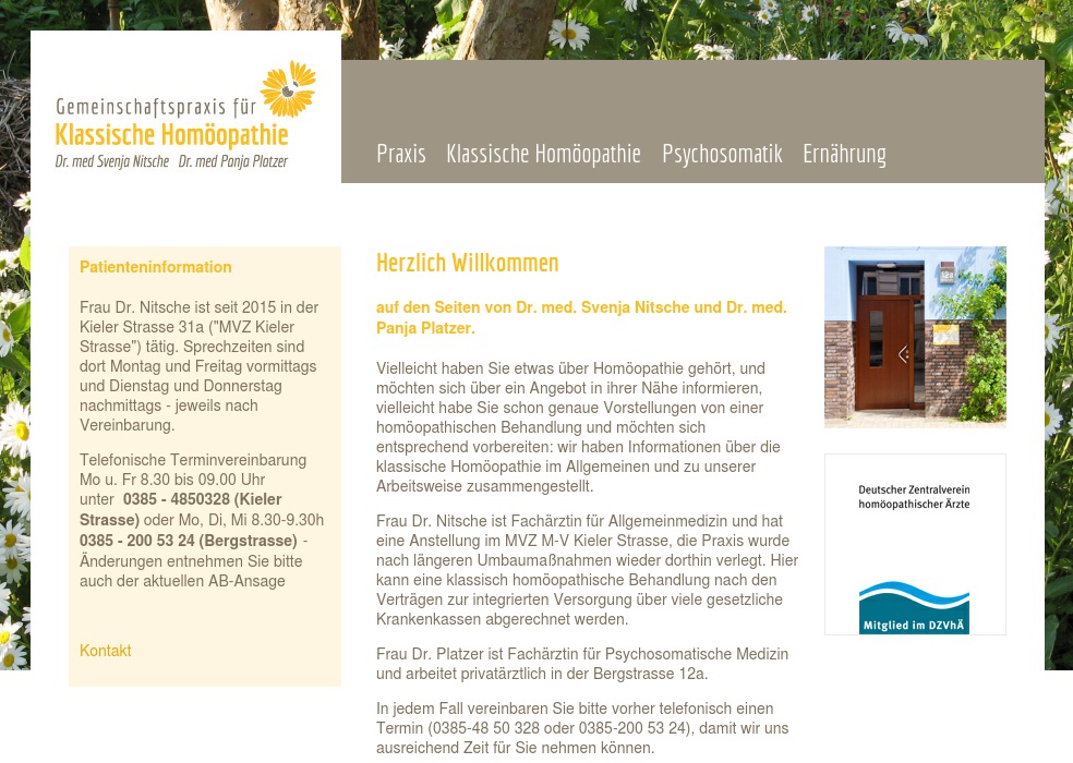 Nitsche Svenja Dr. med. Homöopathie