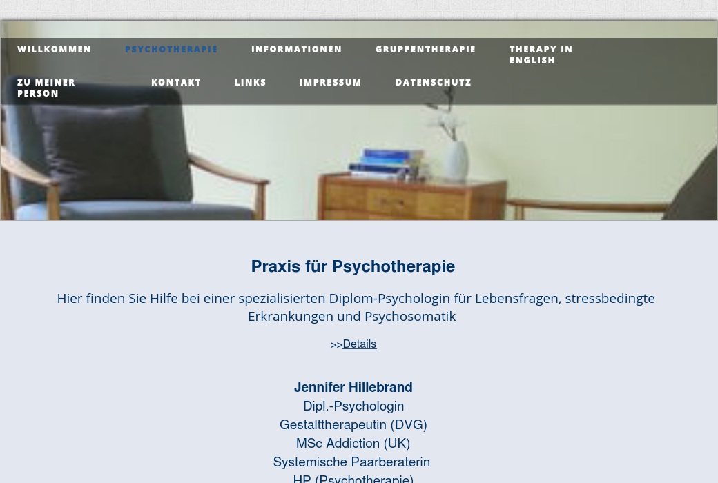 Praxis für Psychotherapie Hillebrand
