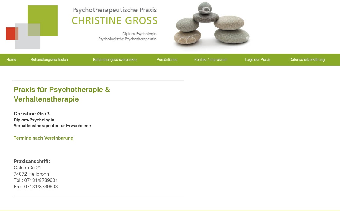 Groß Christine Diplom-Psychologin