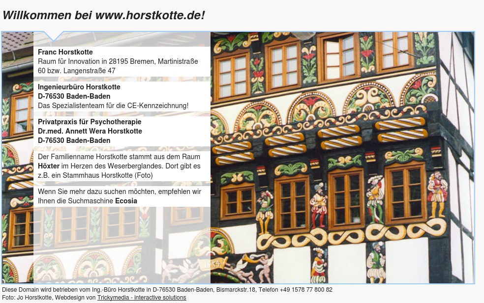 Horstkotte Annett Dr.med. Privatpraxis für Psychotherapie