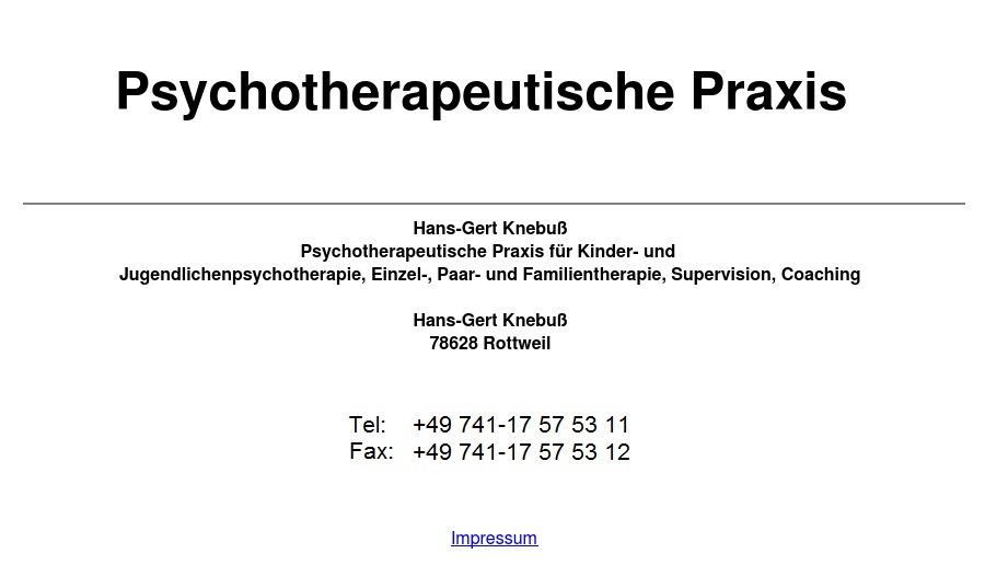 Knebuß Hans-Gert Dipl.-Sozialpädagoge